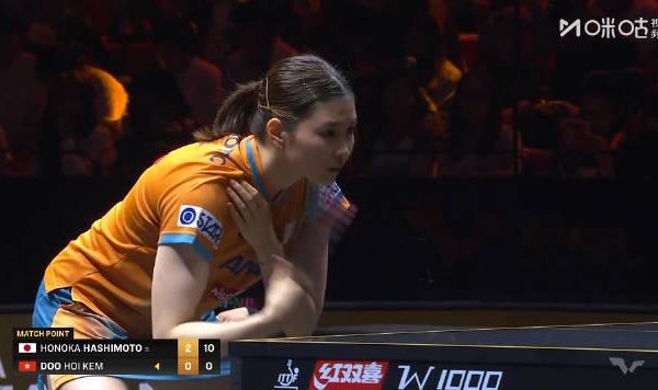 海外追WTT卻卡頓?橋本帆乃香橫掃杜凱琹那場比賽,我差點因地區限制錯過精彩瞬間