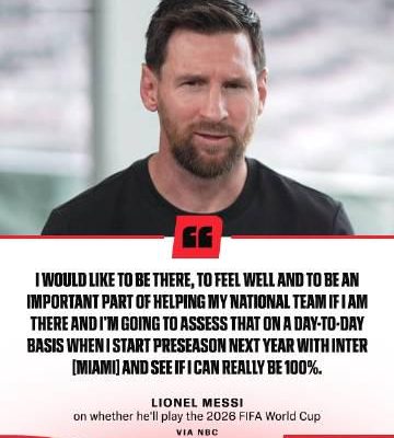 梅西親口談2026世界盃夢想,海外遊子看球卻卡頓?那些年我們追比賽的酸甜苦辣